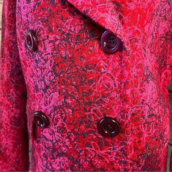 LAFAYETTE 148 New York Pink Textured Wool Blend Blazer Jacket Size 4 - Picture 3 of 12